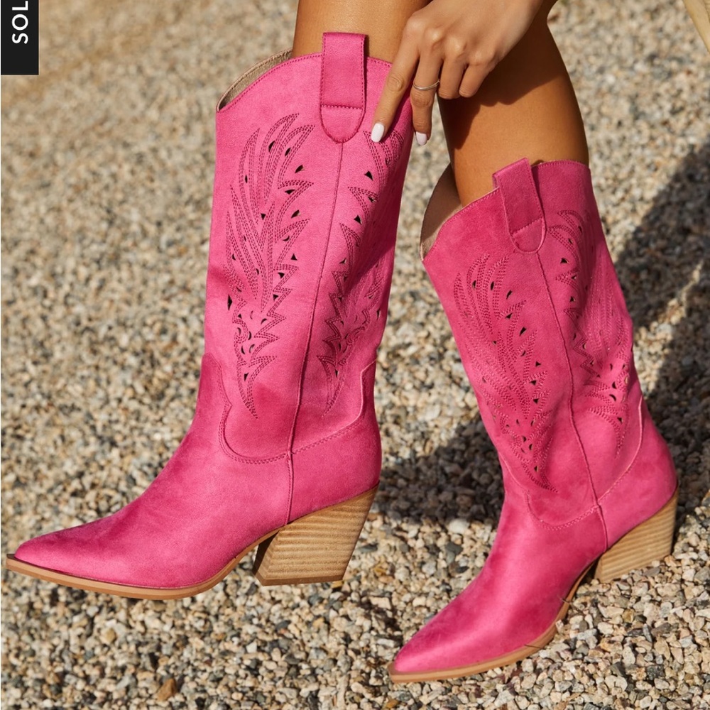 Arnell Laser Cut Western Boot